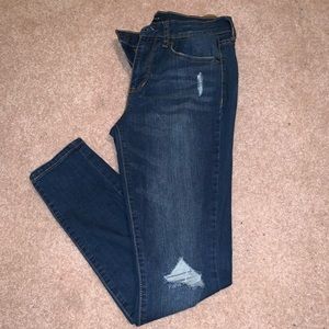 Aeropostale dark blue skinny jeans